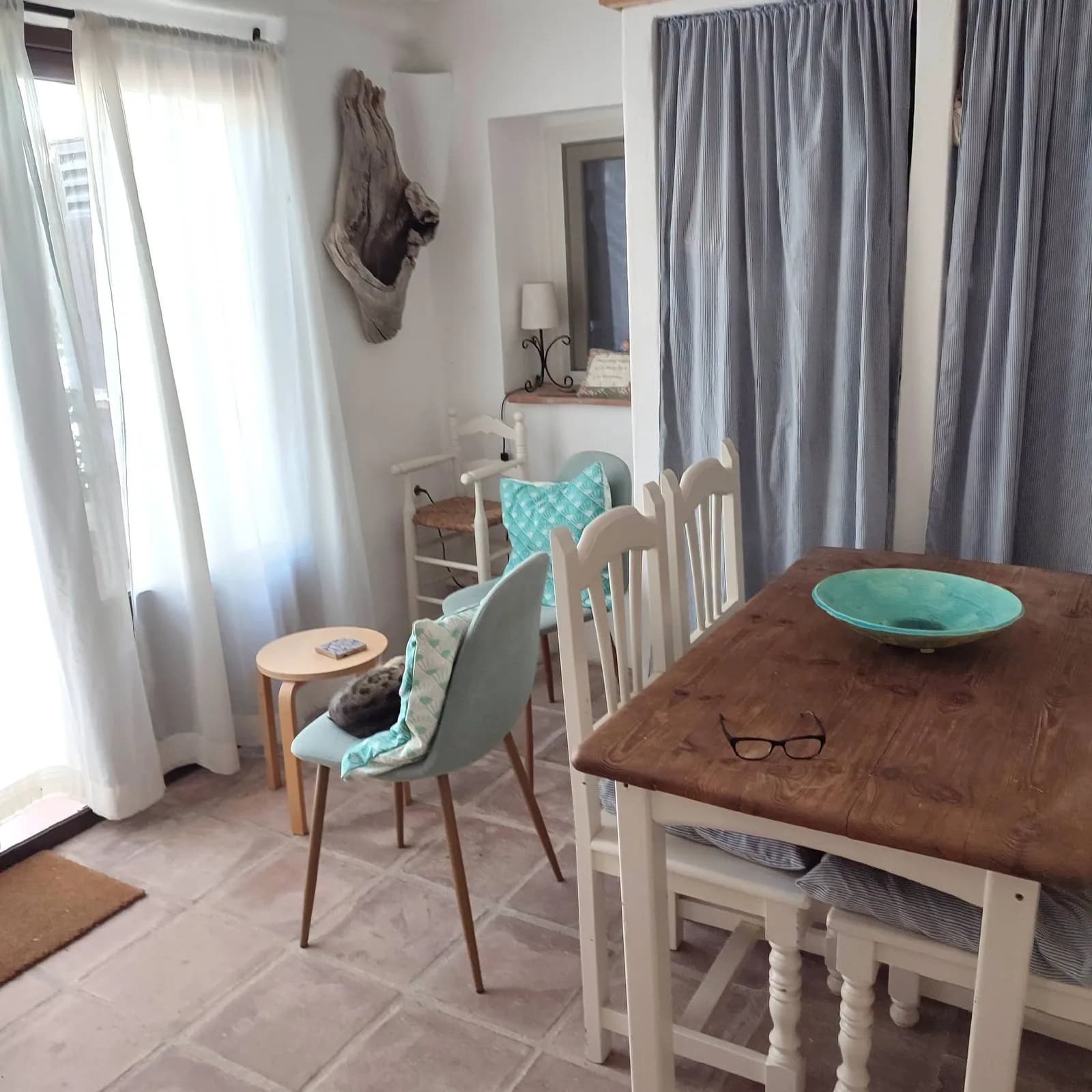 breakfast room linking the apartment with the courtyard and main farmouse photo