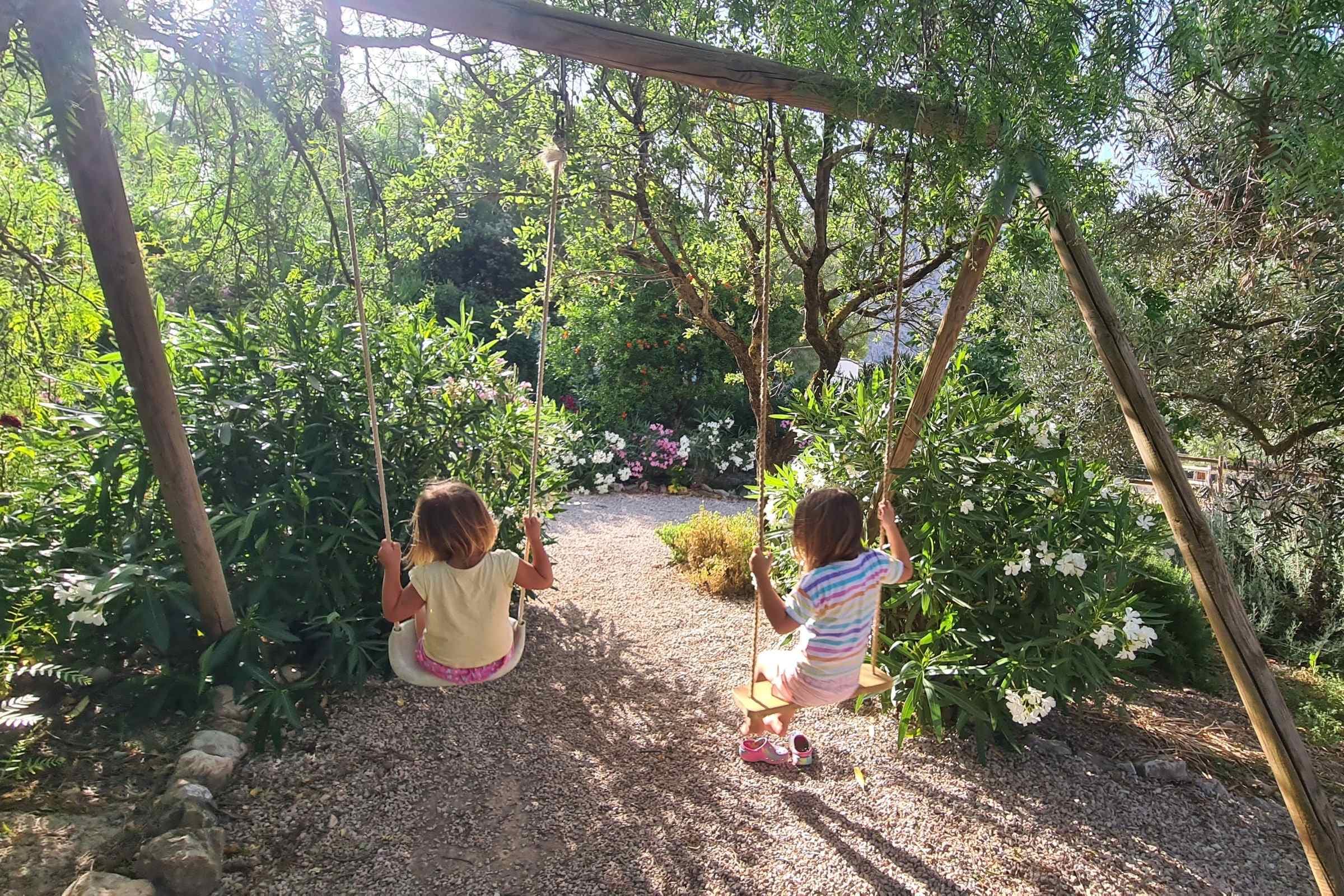 Children can spend all day in the Cortijo Los Lobos play area.