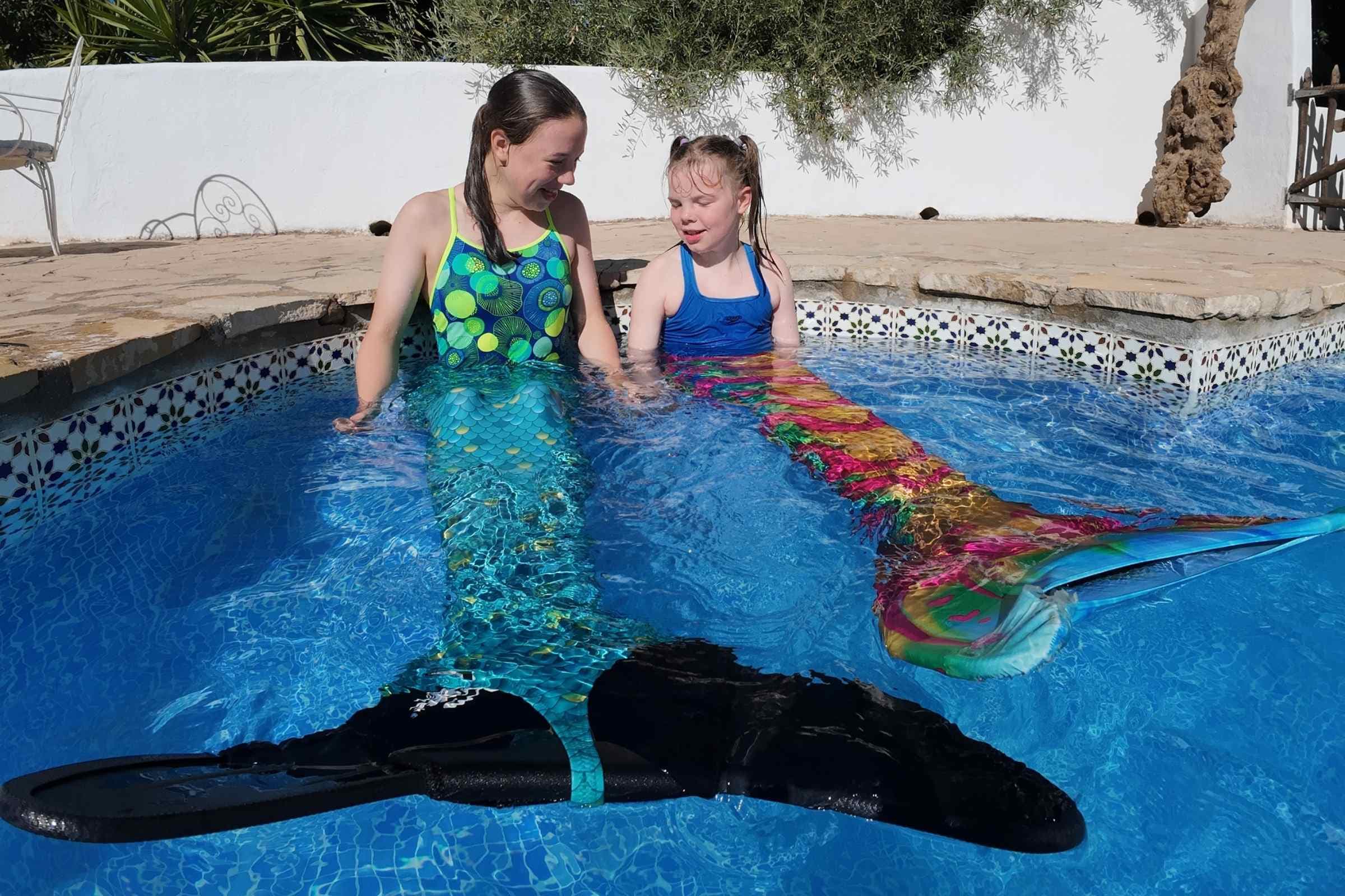 Mermaiding is a great activity for all the family.