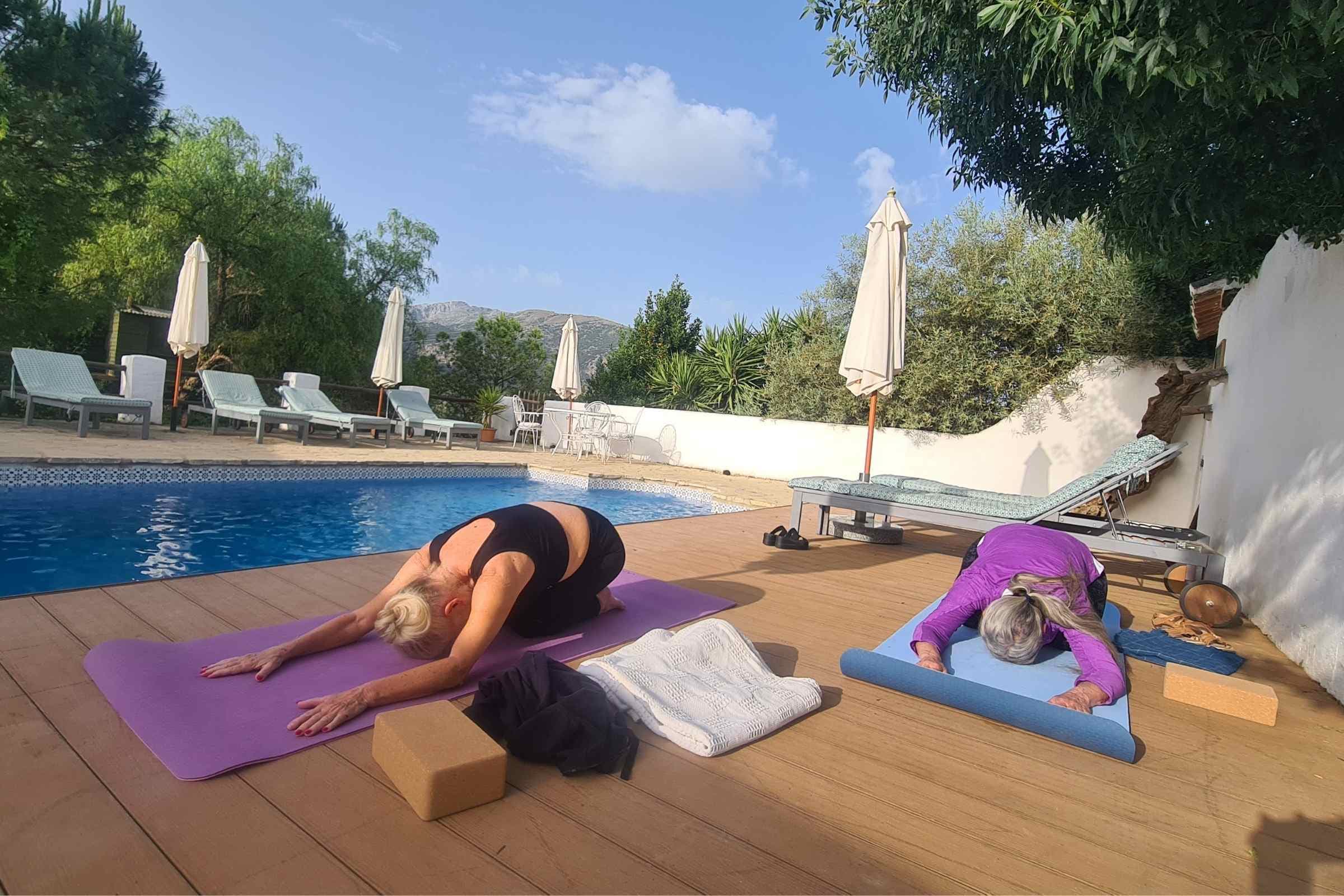 Relax and unwind with relaqua and yoga.