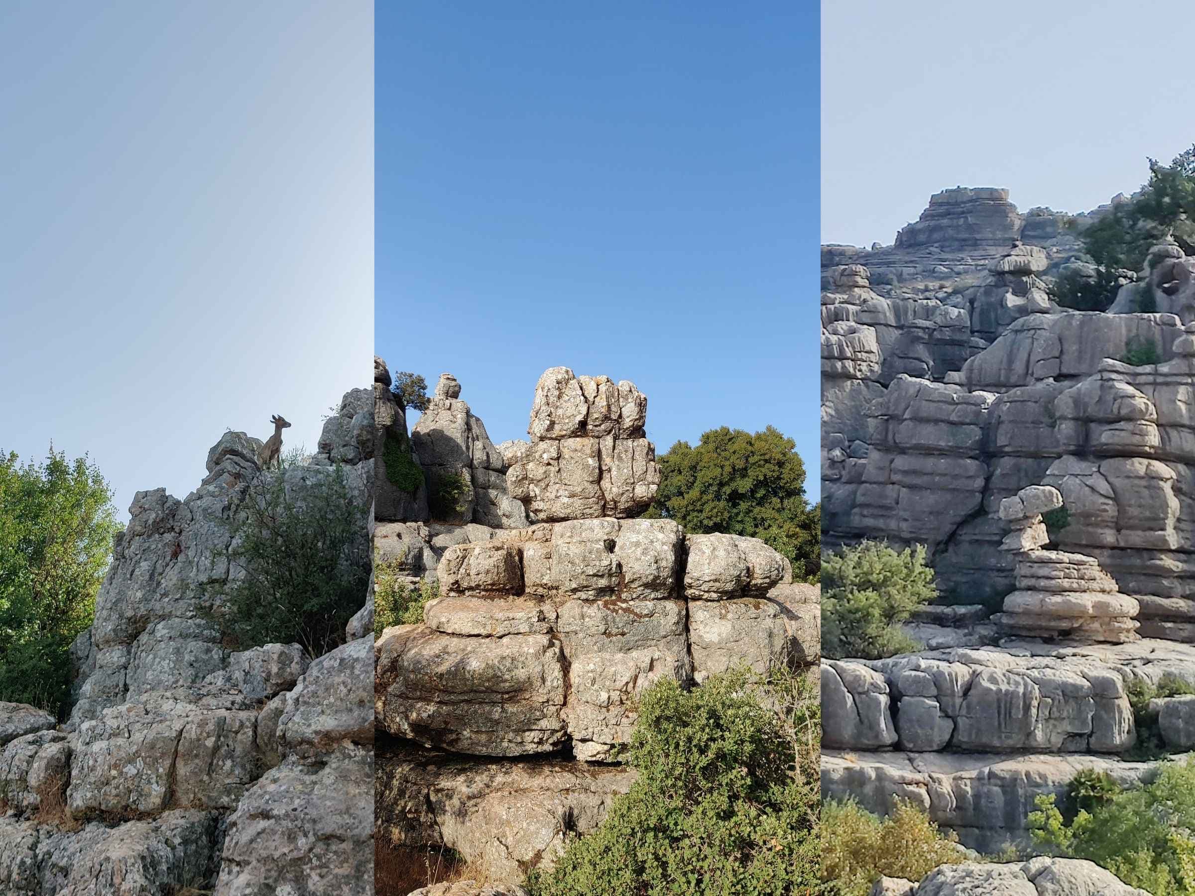Limestone rock formations of El Torcal Antequera
