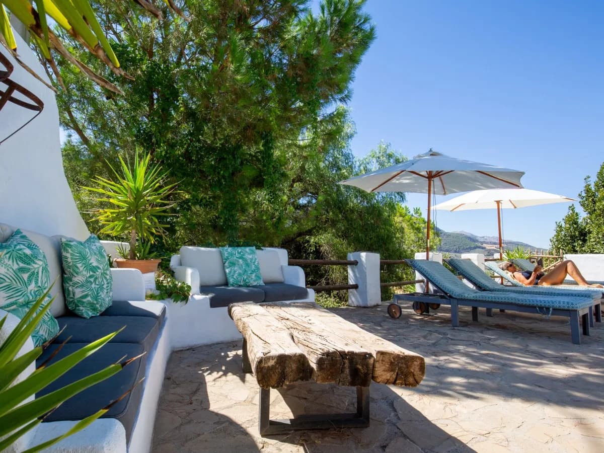Swimming pool at Cortijo Los Lobos